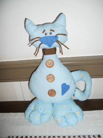 Gato azul claro  