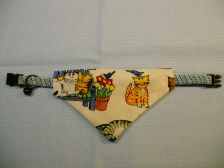 Lenço para coleira gato 6