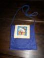 Bolsa pequena em azul escuro 